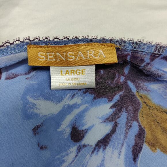 Y2K Sensara Purple Floral Flouncy Flutter Dress Large Forest Fairy Semi Sheer - Picture 7 of 11